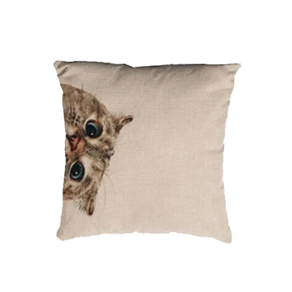 

Linen blend Square Pillow Case Sofa Waist Throw Cushion Cover Home Decor bedroom decoration accessories pillow case throw pillow