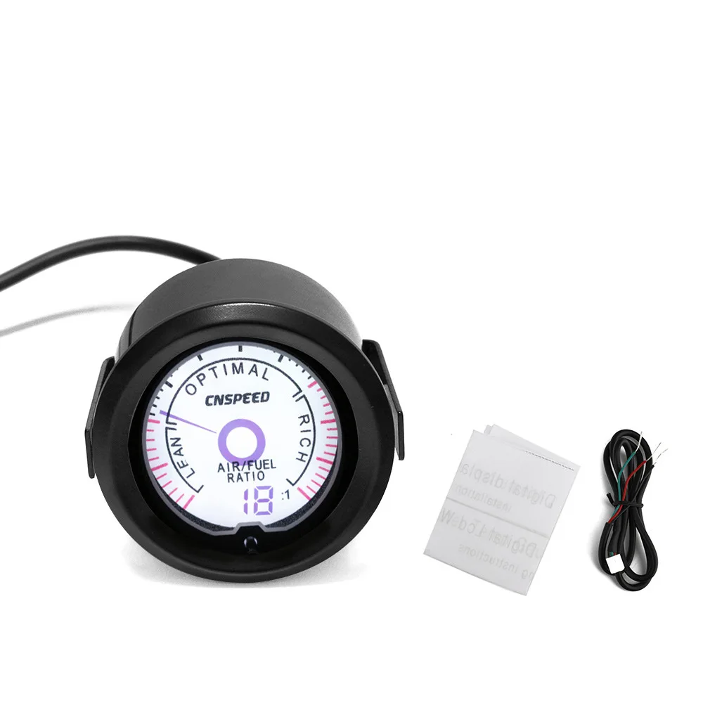 

Car Modified Exhaust Table 2-Inch (52 Mm) LCD Liquid Crystal 7 Color Virtual Hands Display Exhaust Thermometer