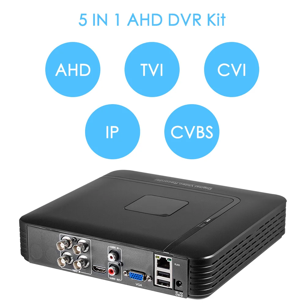 FUERS 4CH DVR комплект камер видеонаблюдения Система безопасности 1520P IR-CUT Открытый водонепроницаемый 4 шт 4MP камера видеонаблюдения CCTV комплект