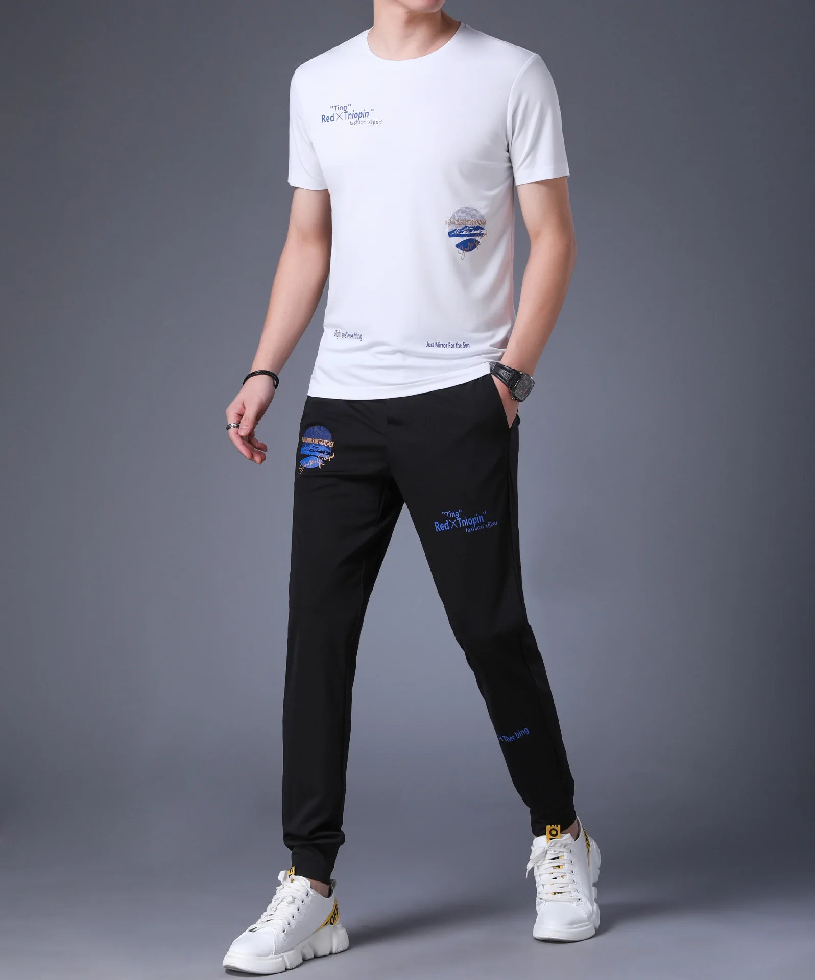 

Resistance Biao 2020 Spring And Summer New Style Men Leisure Set