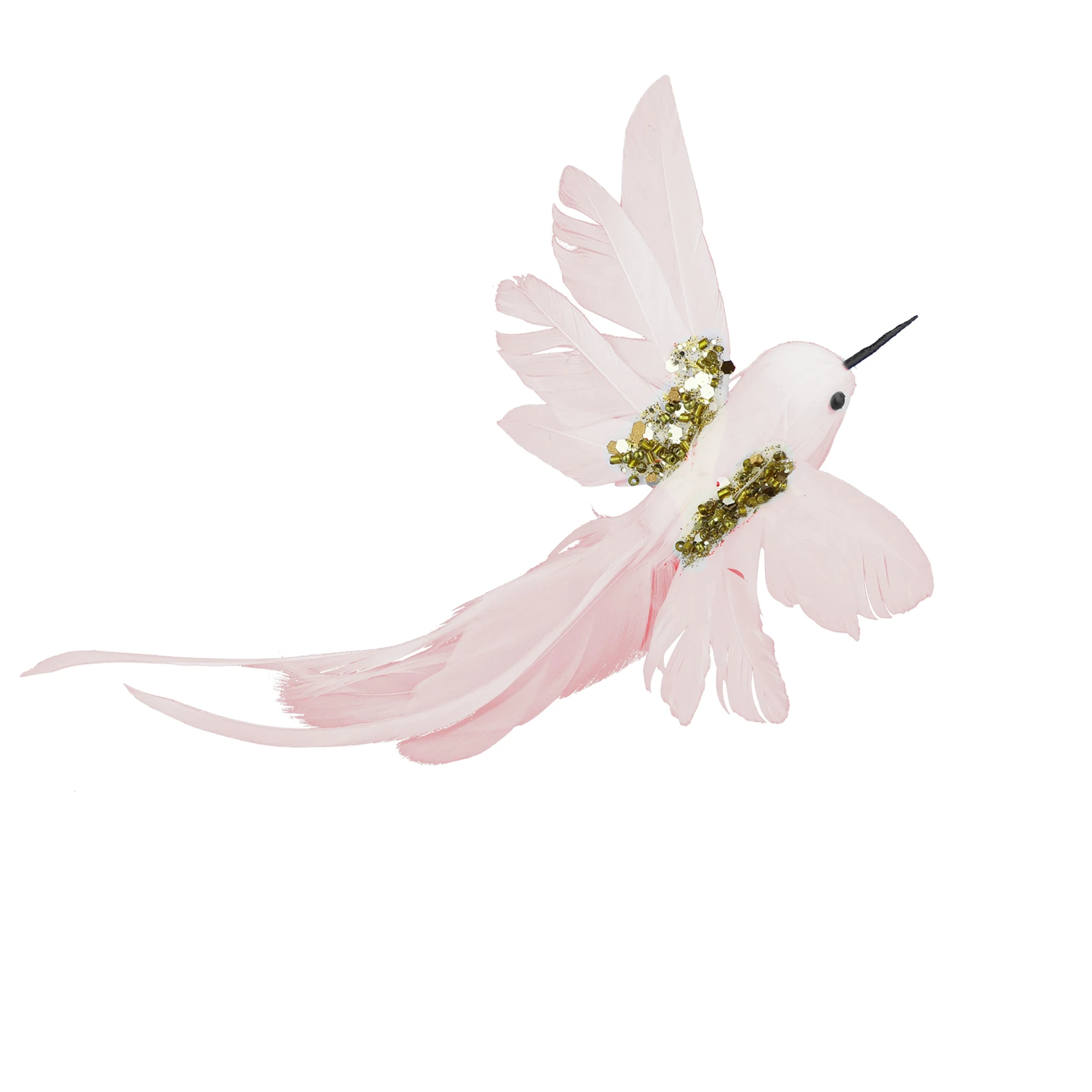 

Handmade Simulation Hummingbird Feather Lawn Figurine Ornament Animal Bird Prop Miniature Diy Xmas Tree Garden Courtyard Decor