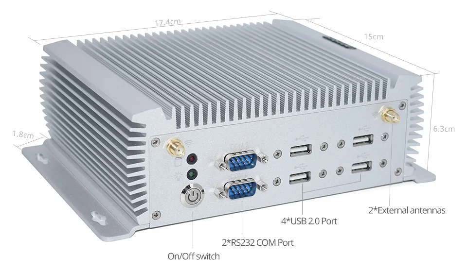 HYSTOU новейшая модель Intel Двухъядерный Мини ПК Двойной nuc i7 4500U i5 4200u Linux промышленный