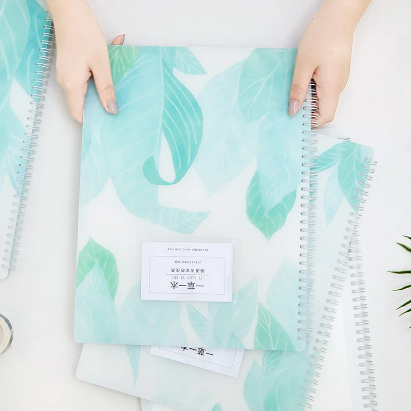 

Angoo Stationery Creative Info Booklet Students File Bag A4 Multilayer Transparent Folder 40-Page 489