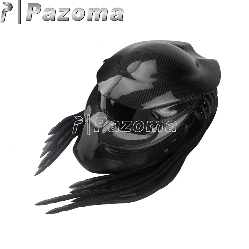 Cascos Para Moto шлем хищника Железный человек Capacete анфас углеродного волокна точка