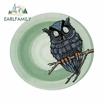 

EARLFAMILY 13cm x 12.4cm for Evil Owl Car Sticker Vinyl Waterproof Windshield Bumper Camper Surfboard Motorcycle Decal