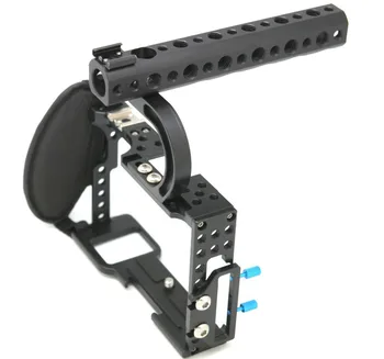 

Handle Grip Rugged Cage Combo Protective Housing Case for Sony A6000 A7,A7r,A7s, DSLR Rig Digital Camera F32