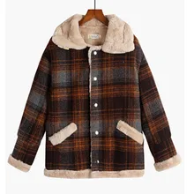 Женская короткая клетчатая Утепленная зимняя куртка для катания на лыжах модная Осенняя однотонная теплая утепленная стеганая женская верхняя Лыжная одежда пальто