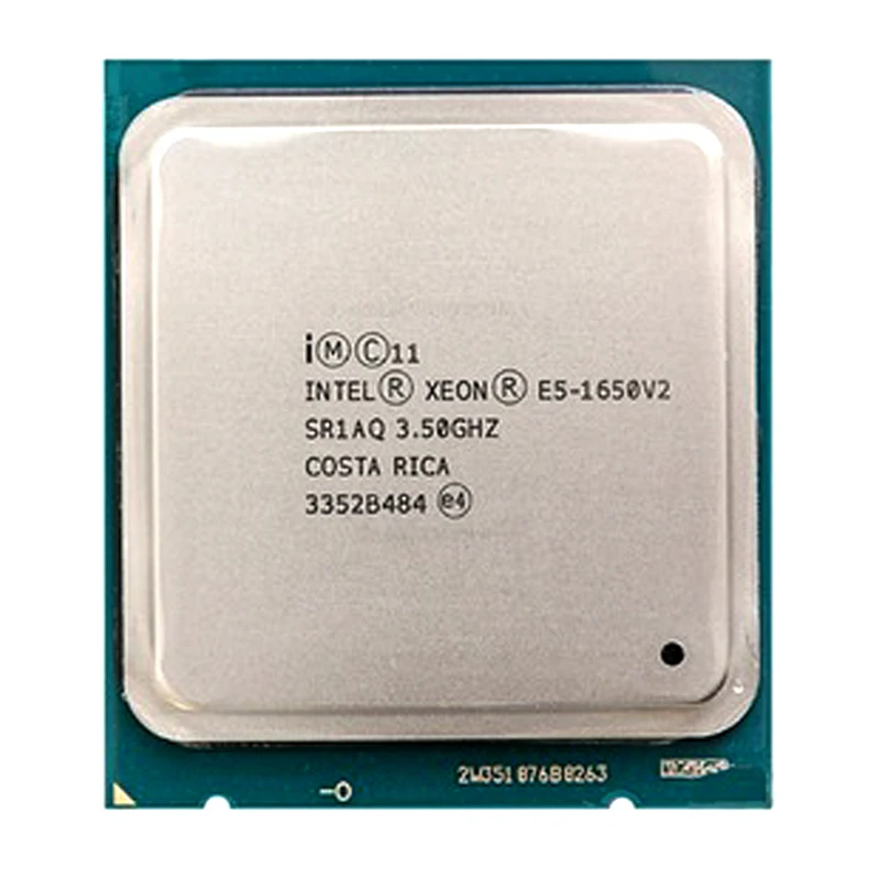 Процессор Intel Xeon E5 1650 V2 E5-1650 CPU LGA 2011 серверный процессор работающий надлежащим