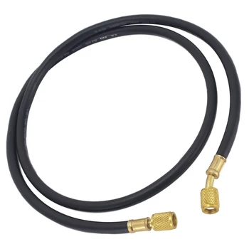 

HVAC 1/4" SAE 800PSI Refrigeration Charging Hose AC Refrigerant Charging Hoses 150cm Standard For R410a R134a Hose