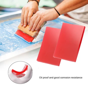 

EHDIS 2PCS Durable Rubber Squeegee Blades Oil Proof Glass Water Cleaning Wiper Vinyl Car Wrap Sticker Scraper Auto Accessories
