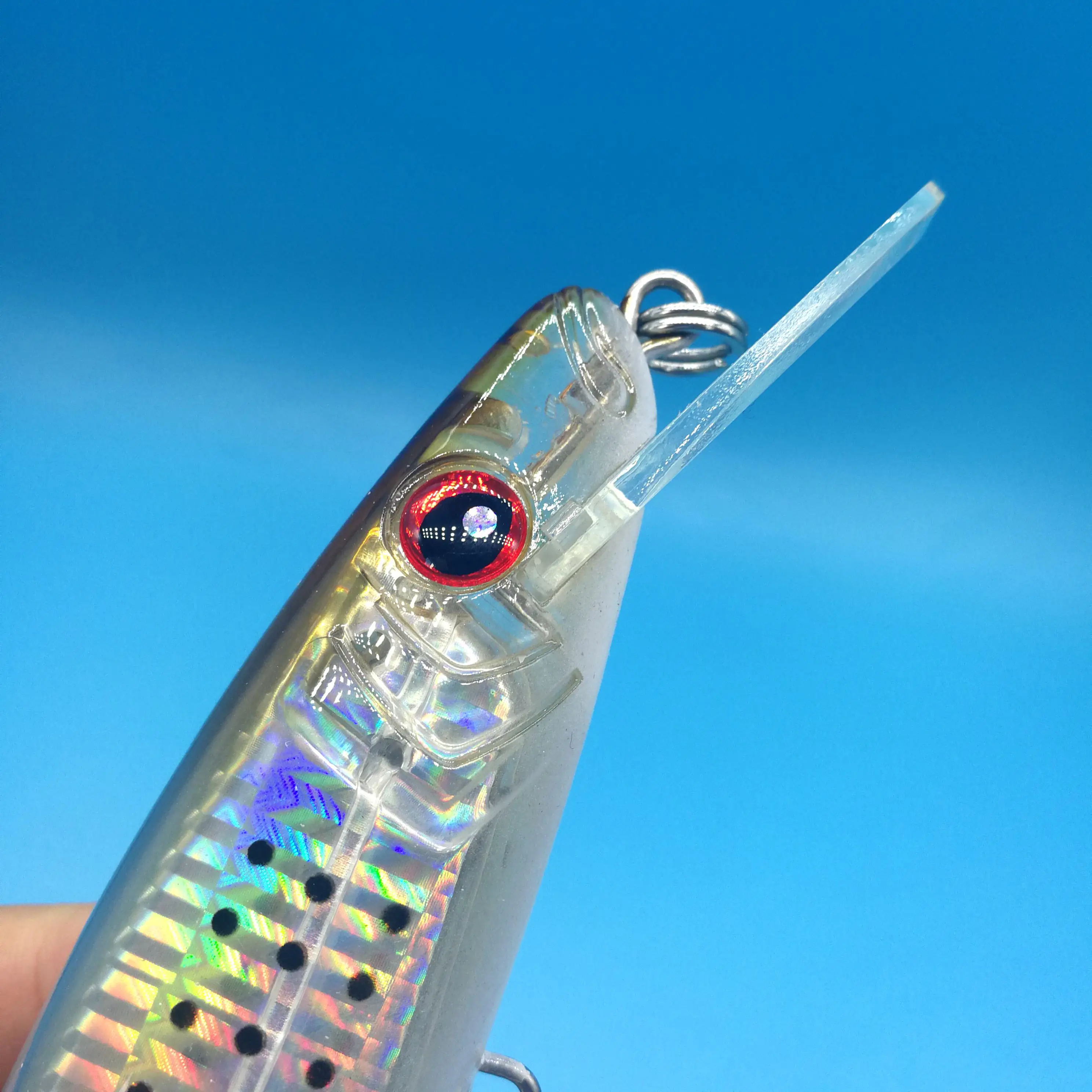 NOEBY 3pcs/lot Big trolling minnow lure 69g/180mm 5colors Floating bait Treble Hooks for Tuna Fishing Tackle