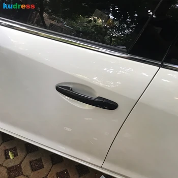 

For Mazda CX5 CX-5 KF 2017-2020 ABS Carbon Fiber Car Door Handle Cover Trim Protector Frame Sticker Styling Exterior Accessories