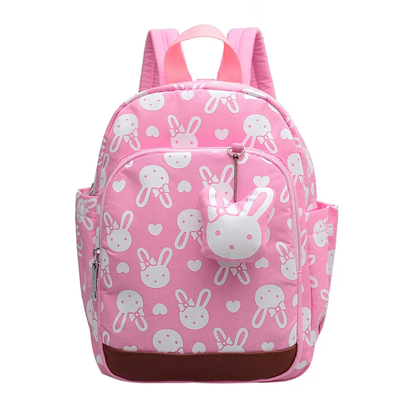 

New Kids Backpacks Cute Cartoon Printed School Bags for Kindergarten Girls Boys Children Double Shoulder Large Capacity Bags