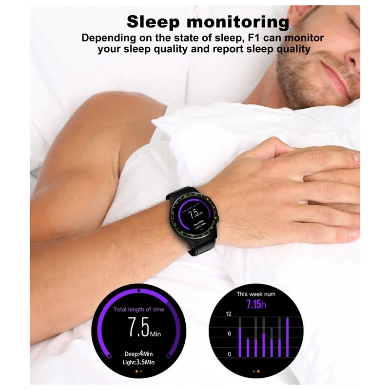  GPS Smart Watch Men with SIM Card F1 Smart Watches Heart Rate Detection Sport Phone Connected Watch