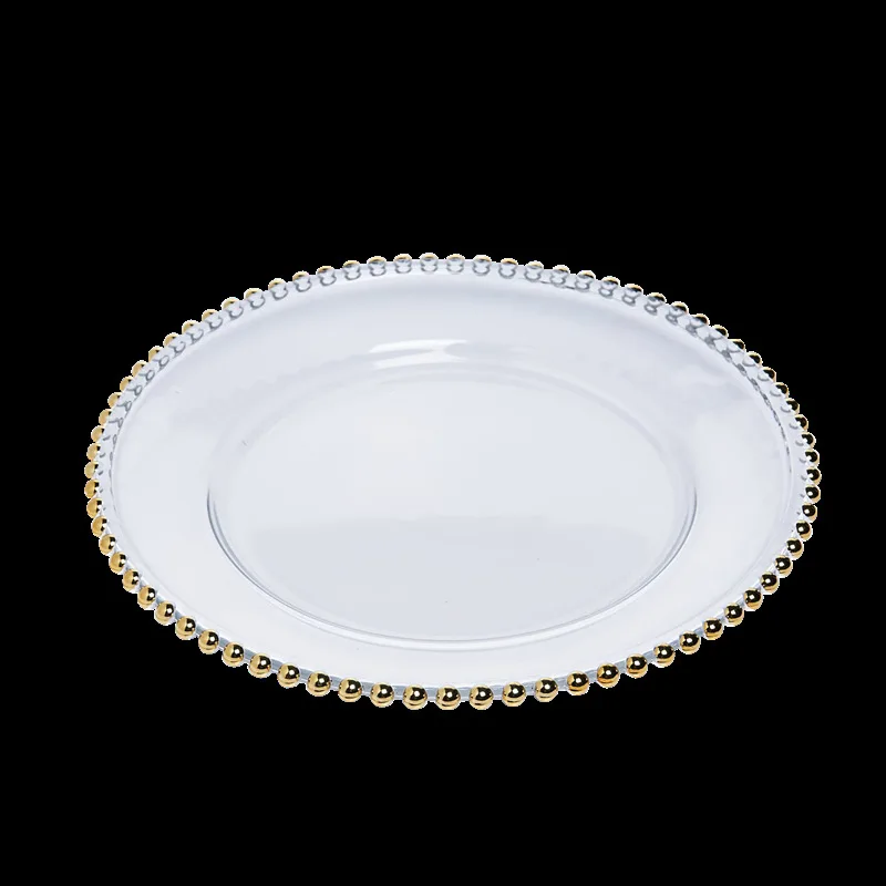 

21cm/27cm Glass Salad Plate Kitchen Plate Burdock Fruit and Vegetable Plate Suitable for Home Hotel Restaurant Use Kitchenware