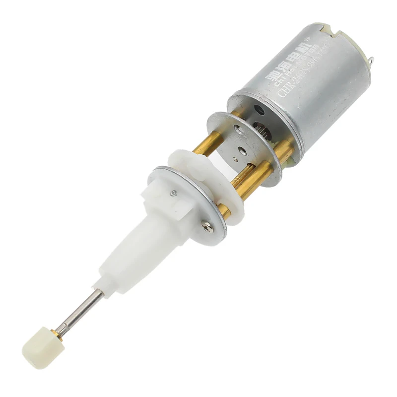 

DC Gear Motor 3V 6V Rotary telescopic thrust Reducer DC 6 V Volt Motor can push 20kg Worm cyclotron telescopic structure DIY Toy