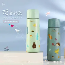 

Thermos Bottle Stainless Steel Vacuum Flask Cartoon Student Couple Creative Water Cup Gift Stainless Steel Cup Cute Water Bottle