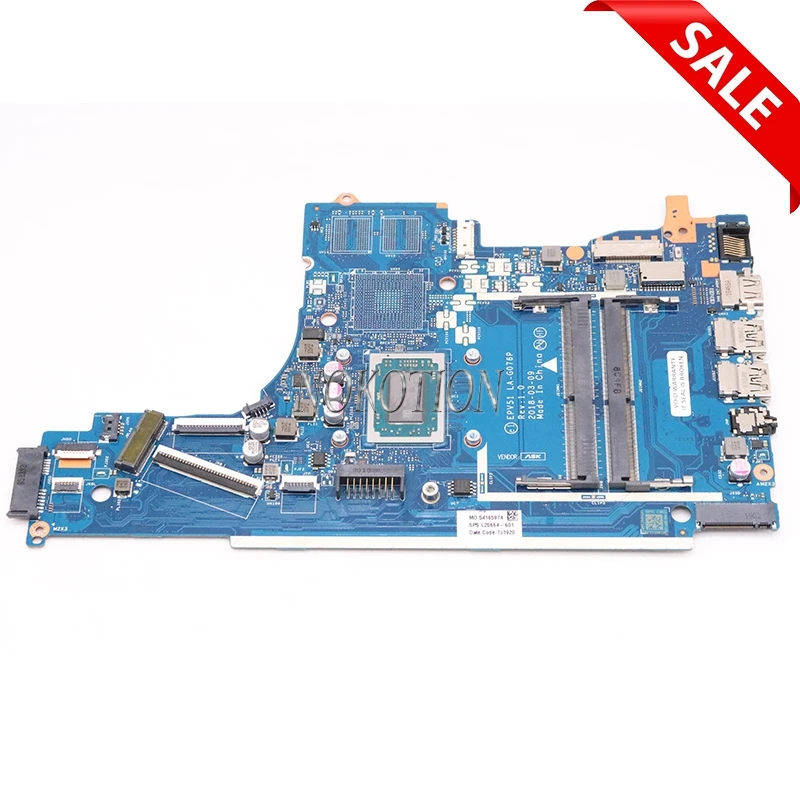 L20666-601 L60884-001 L20664-001 L20664-601 EPV51 LA-G076P For HP