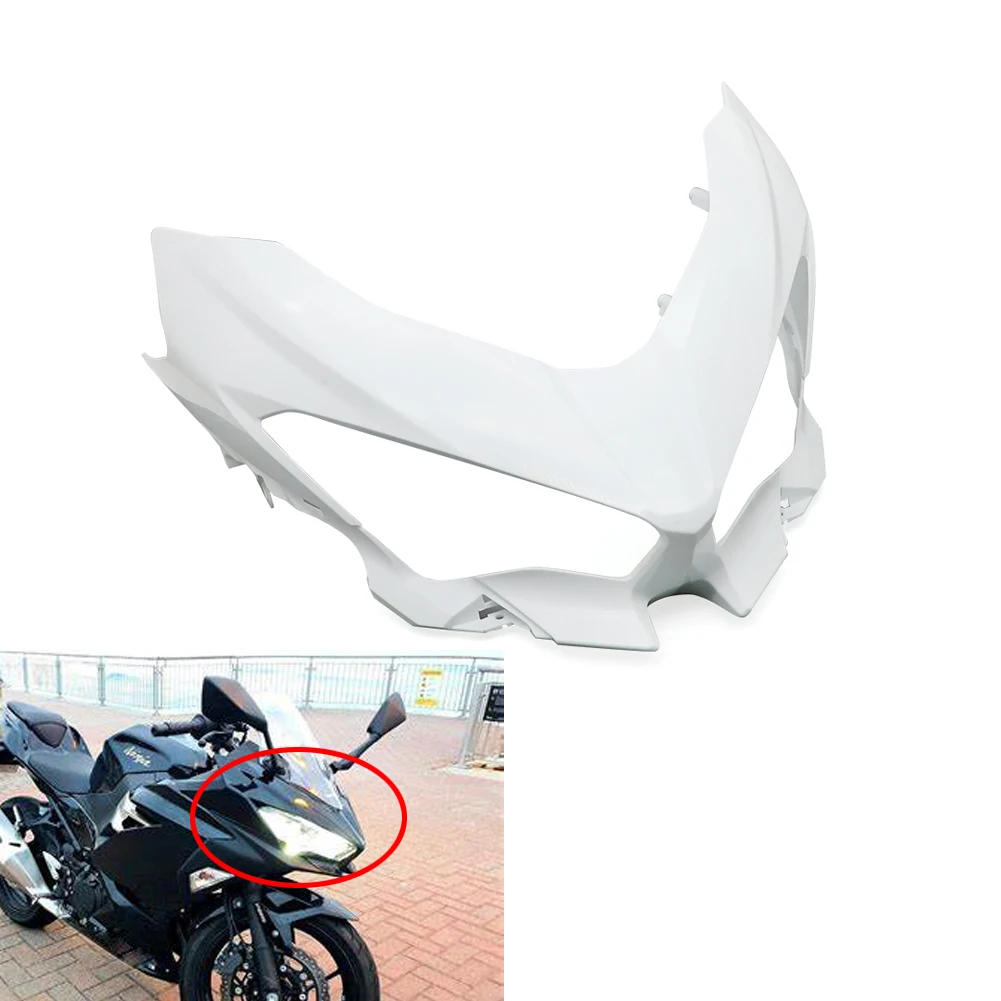 Motorcycle Front Headlight Cover Injection Molding Fairing Cowling ABS For Kawasaki Ninja 400 EX400 2018 2019 18 19