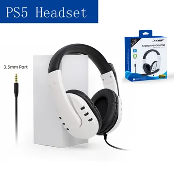 

DOBE 3.5MM Game Headphone Wired Headset with Microphone Bass Surround Soft Earmuffs For PS5/PS4/PC//Switch/X-ONE(S)/X-360