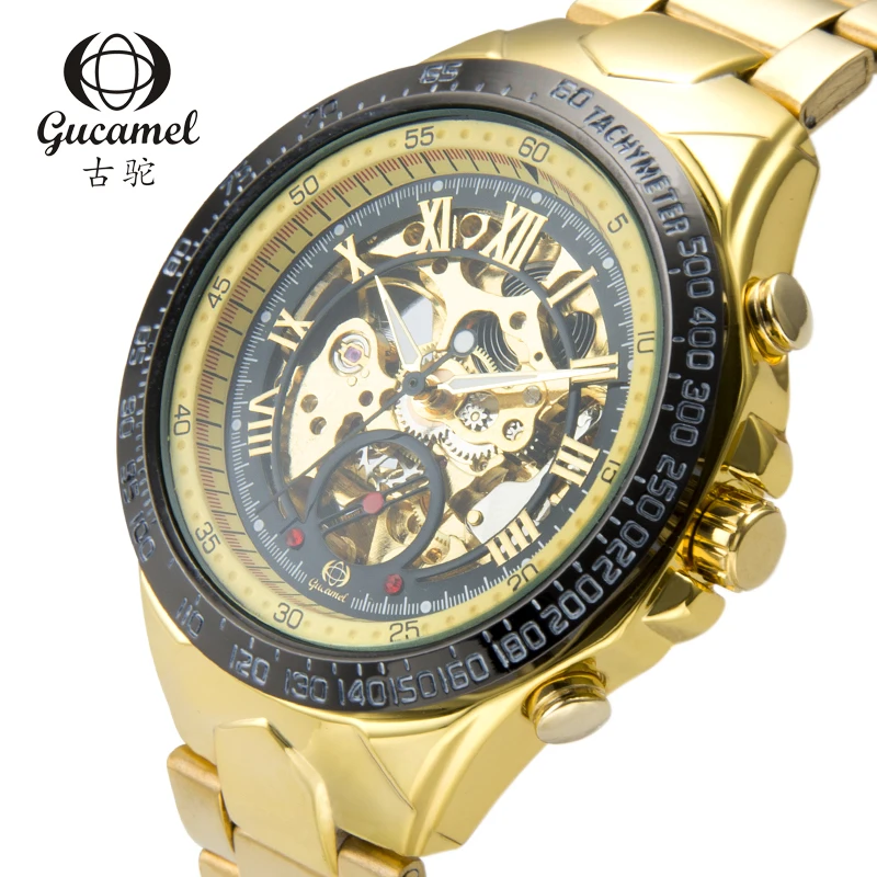 

Relogio Masculino GUCAMEL Brand Luxury Men's Watch Fashion Business Automatic Mechanical Watch Men Waterproof Wrist Watches G055