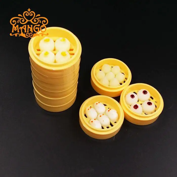 Кукольный дом DIY хижина мини-модель питания аксессуары BJD конфеты игрушка на пару булочки пельмени пельмень на пару хлеб ранний