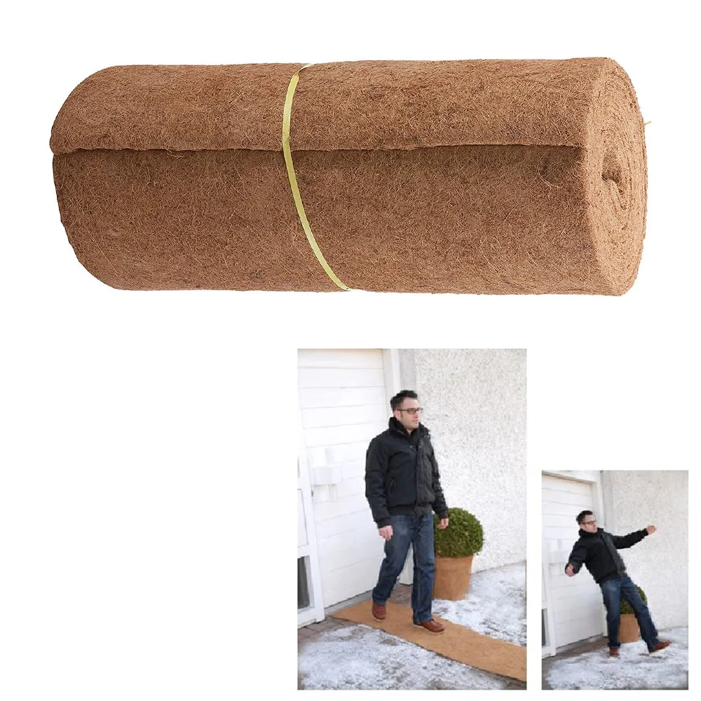 Кокосовый мат натуральный кокосовый лайнер объемный рулон Кокосовая пальма