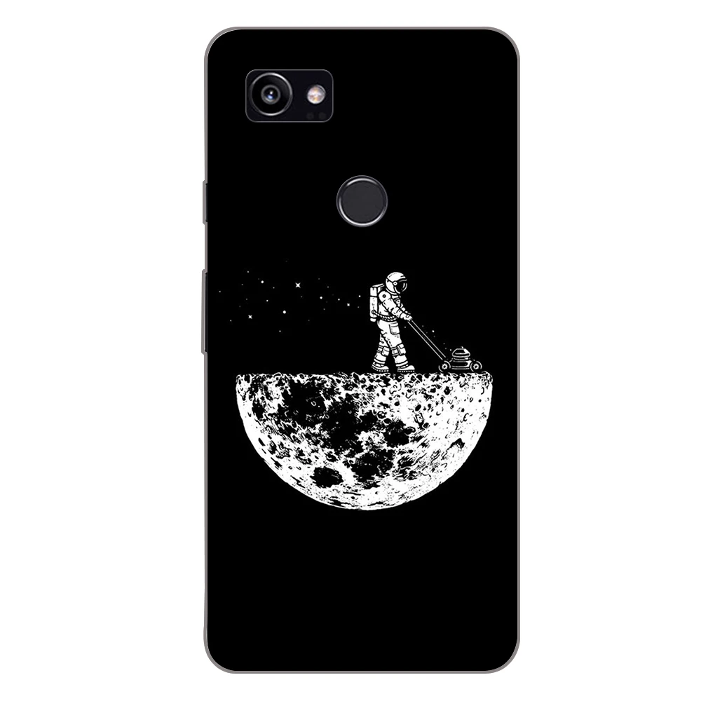 Чехол ciciber астронавт Луна звездное небо для Google Pixel 3 2 3a 4 XL мягкий чехол из ТПУ 3XL 3aXL