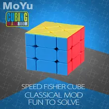 Moyu MofangJiaoshi пазл 3x3x3 волшебная скорость Фишер куб Yongjun Обучающие Развивающие игрушки для детей Cubo Magico