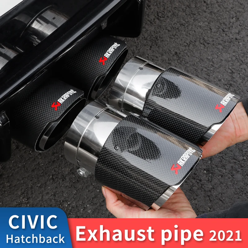 suitable for 2017 2018 2019 2020 two car ten generation Civic to refit scorpion tail throat exhaust pipe honda hatchback civic