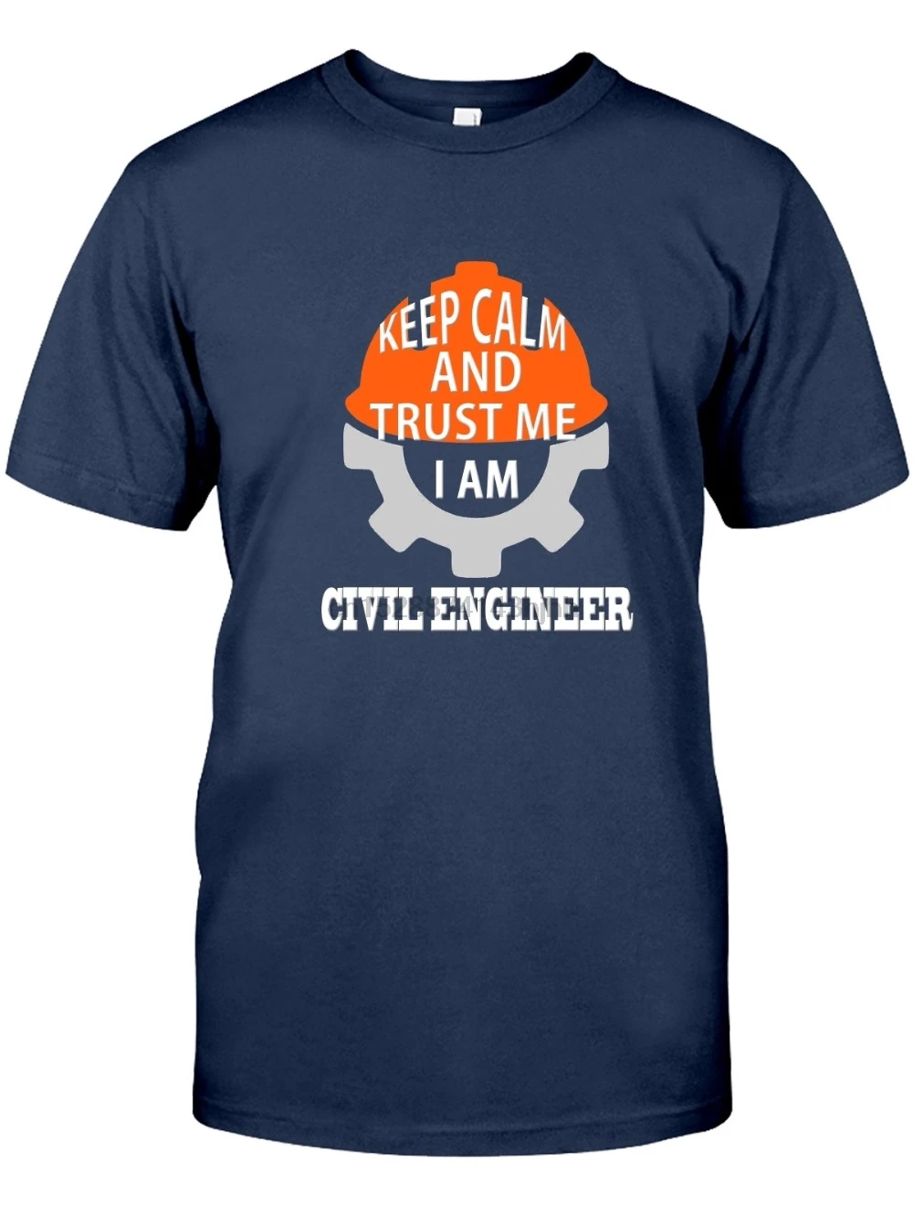 Модные новые топы футболки футболка для инженера Keep Calm And Trust Me I Am Civil Engineer .. |