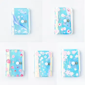 

2020 New Laser Glitter Card Pouch Organizer Case Waterproof Clutch Wallet Credit Card Holder ID Card Holder PVC Coin Purse