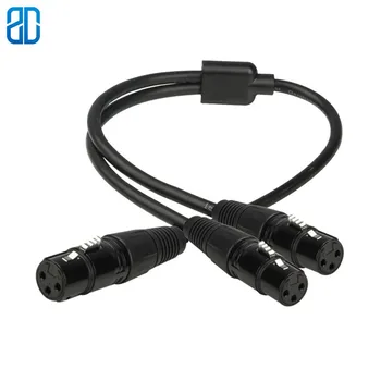 

XLR TO 2XLR Canon XLR TO XLR 3Pin Male to Female Microphone Extension Cable Cord Amplifier Guitar Audio Extension Cable Cord
