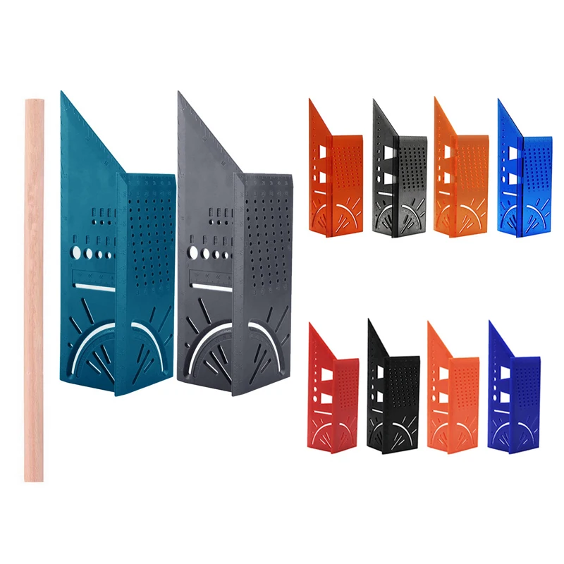 

Multifunctional Carpenter's Square 45/90 Degree Gauge Angle Ruler Measuring Woodworking Gauge Carpenter Tool