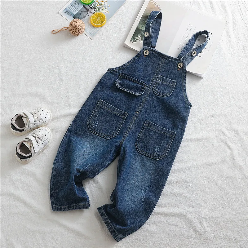 Baby Overalls Jeans For Girls Boy Clothes Spring Autumn Children Pants Shein  Kids Jumpsuits Trousers Strange Things - Kids Overalls - AliExpress