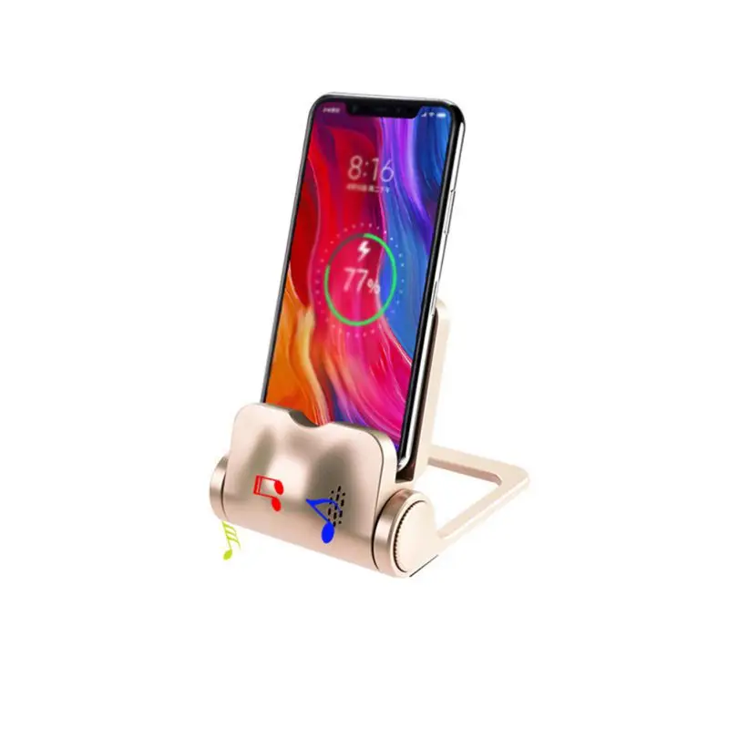 Gold Держатель для телефона Подставка для зарядки для IPhone Micro-usb type-C стабильная Колыбель Док-станция Высокое качество пластик силикон для стабильного - Цвет: Gold