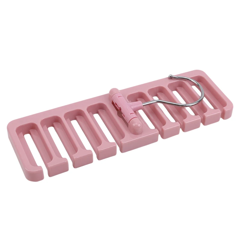 Plastic Rack Hanger for Belt Tie Scarf Wardrobe Closet Space Save Organizer Bedroom Rotatable Cloth Racks Home Organizer Supplie
