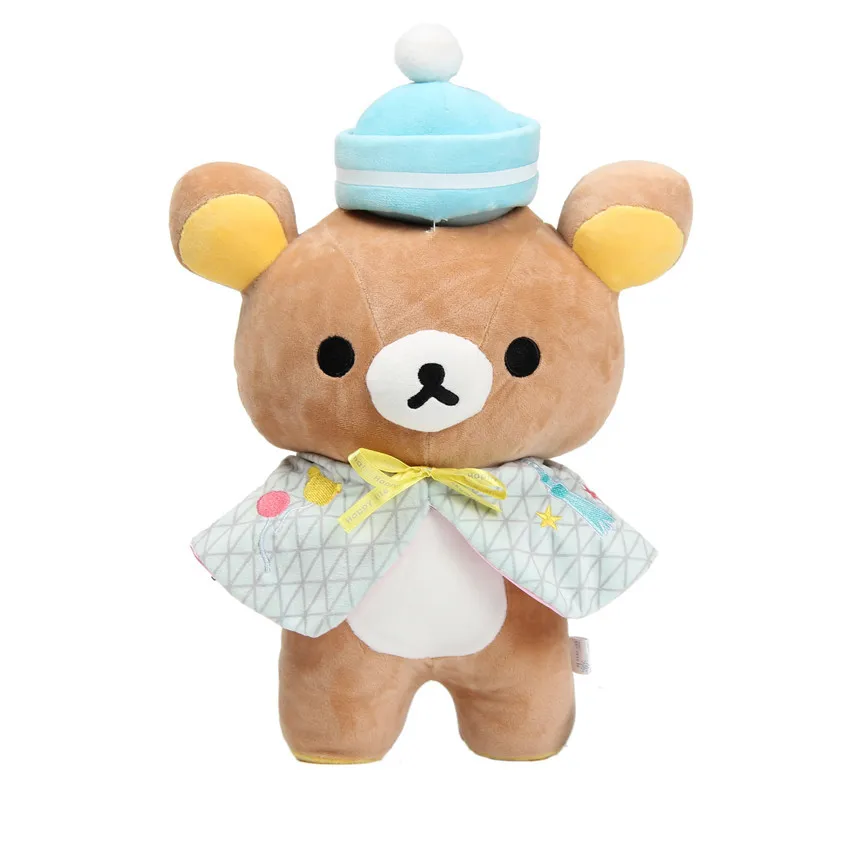 3 шт 25/45 см Kawaii Большой коричневый японский Стиль Rilakkuma плюшевая игрушка плюшевый Набивная игрушка «Медведь» кукла, подарок на день рождения