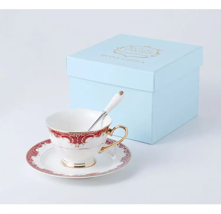 Английский послеобеденный чай с керамическим узором кофейная чашка и блюдце креативная Западная посуда набор для чая десерт Plateblack чай Cupsaucer