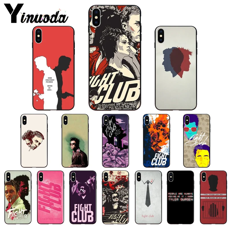 

Yinuoda Movie fight club DIY Printing Drawing Phone Case cover Shell for iPhone 8 7 6 6S Plus 5 5S SE XR X XS MAX Coque Shell