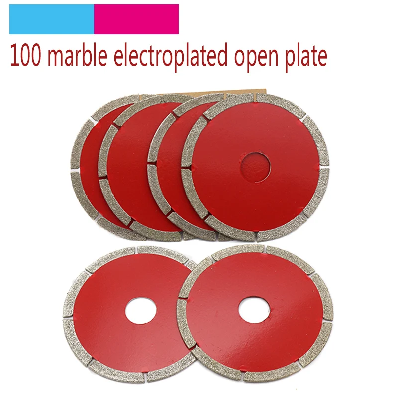 

1pcs 60 Grit Plating Emery Diamond Saw Blade 100mm Cutting Disc for Marble Ceramic Jade Aluminum Stainless Steel Cutting Tools