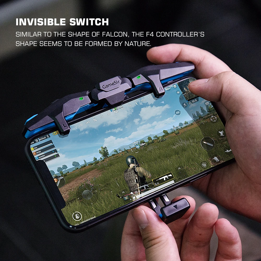 Игровой джойстик GameSir F4 Falcon Mobile Pubg для Android / iOS iPhone складной с крыльями Fortnite