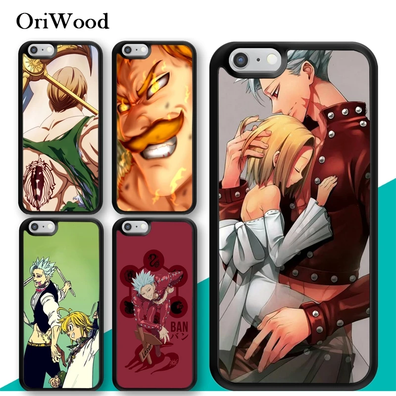 

OriWood Escanor Ban Seven Deadly Sins Cell Phone Case For Apple iPhone X XR XS MAX 8 7 Plus 6 6s 5 5s SE Rubber Back Cover Capa