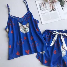 Женская сексуальная пижама s с шортами и топом, одежда для сна, шорты, комплекты ночного белья, Женская Сексуальная Ночная одежда, короткий комплект# G4