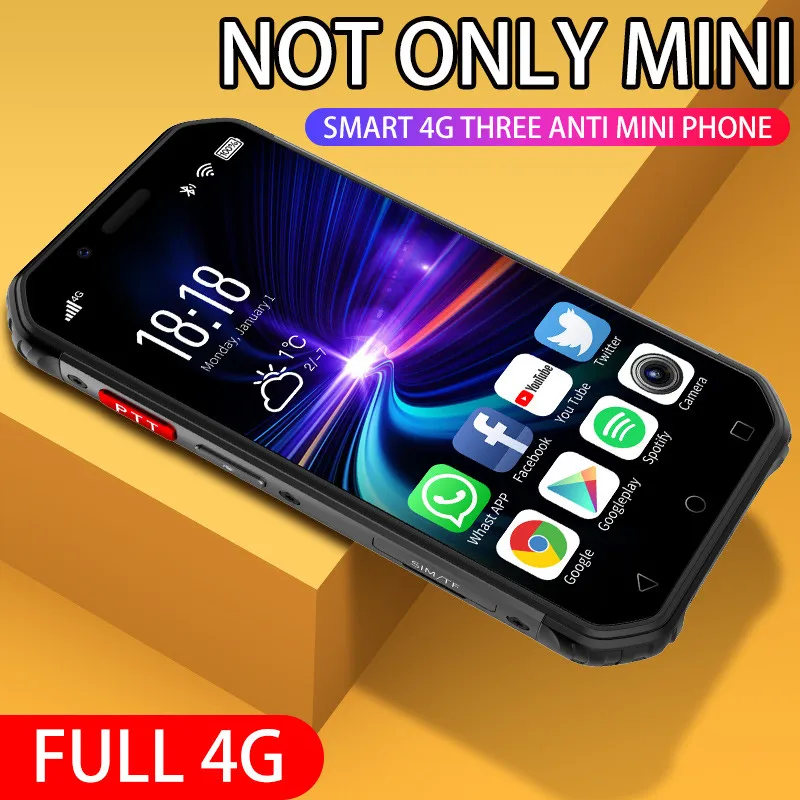  SOYES S10 Mini Waterproof Smartphone NFC 3GB 32GB 1900mAh 4G Android 6.0 MTK6737 GPS Fingerprint Fa