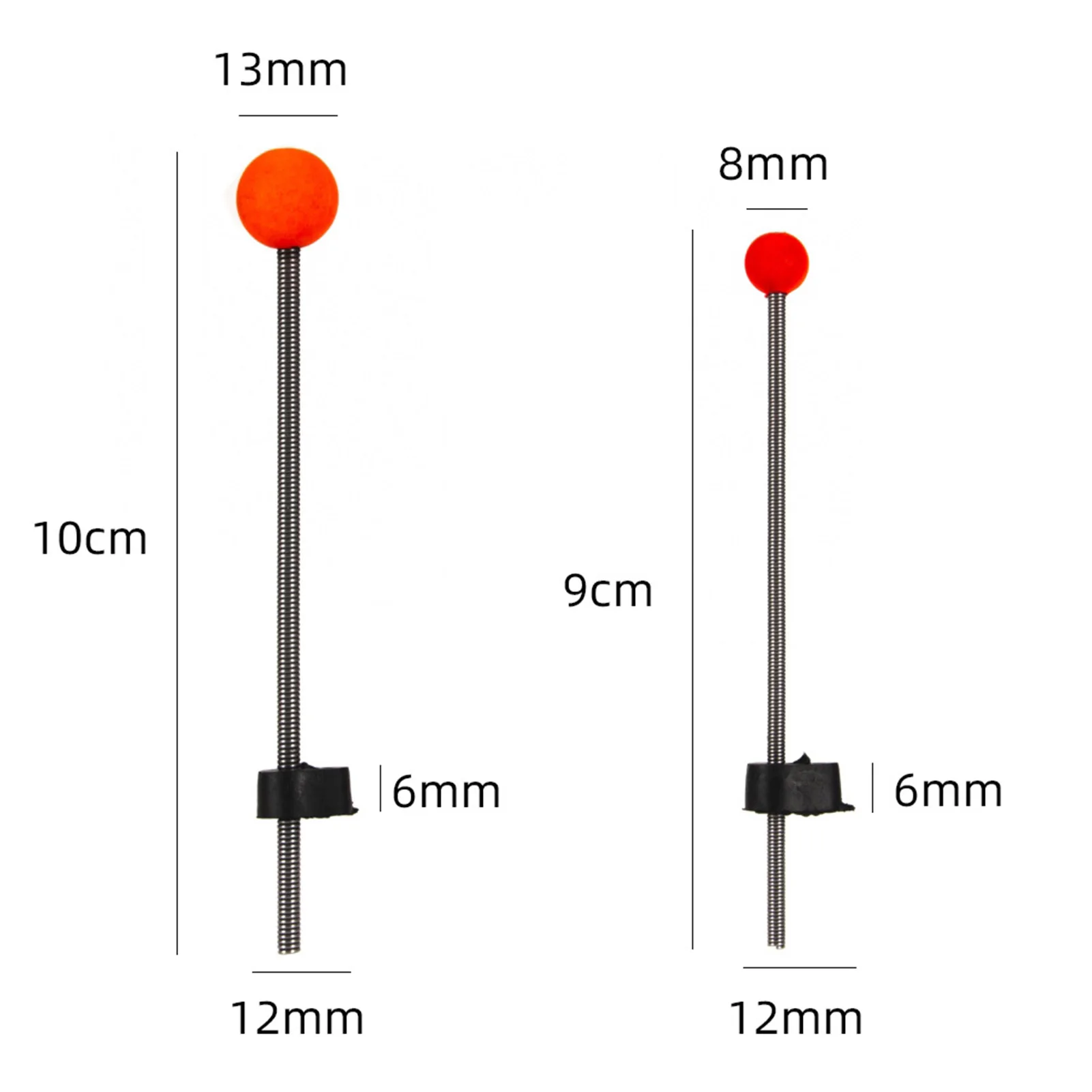 5Pcs Portable Winter Outdoor Fishing Red Ball Spring for Boat Sea Ice  Fishing Rod Tools Tackle Accessories Equipment