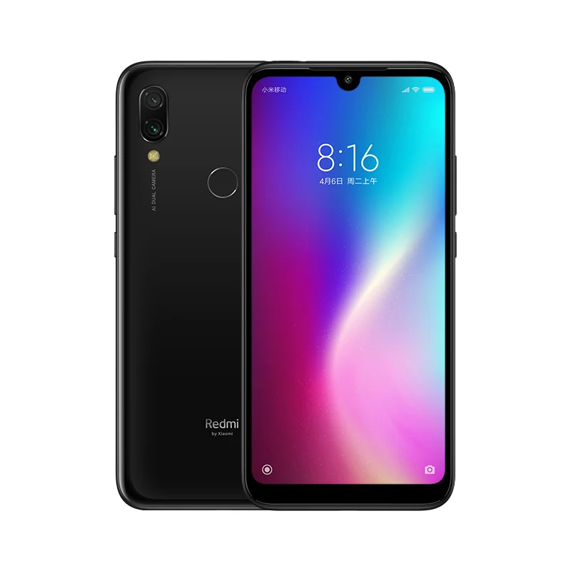 Смартфон Xiaomi Redmi 7 с глобальной прошивкой, 3 ГБ, 32 ГБ, Восьмиядерный процессор Snapdragon 632, 4000 мАч, камера 12 МП, 6,26 дюйма, полный экран, Google Play - Цвет: Black