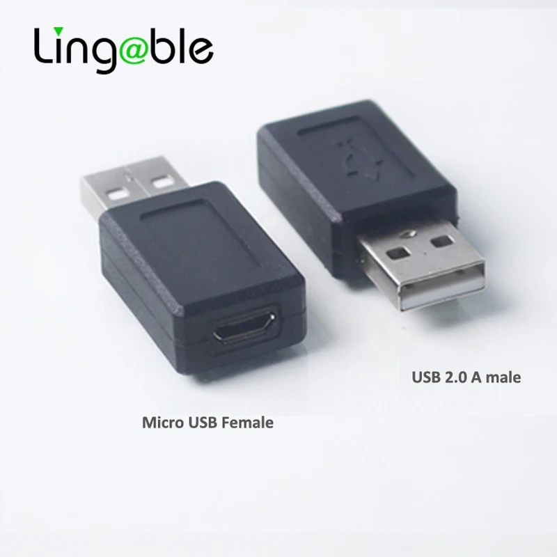

Lingable Wholesale USB2.0 Adapter Micro USB Female to USB 2.0 A Male Connector Converter Adaptor