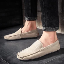 Casual Leather Shoes Men Soft Casual Flat Men Shoes Waterproof Breathable Comfortable Shoes Men Moccasins Footwear Male Schoenen