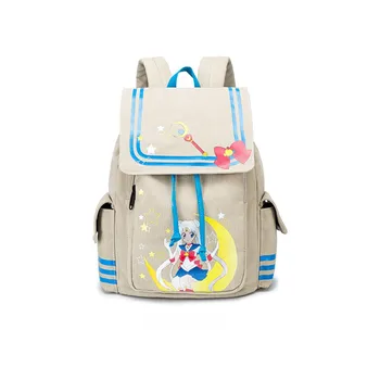 

Anime Sailor Moon Cosplay Backpack Drawstring Shoulder Bag Student School Bags Travel Rucksack Gift